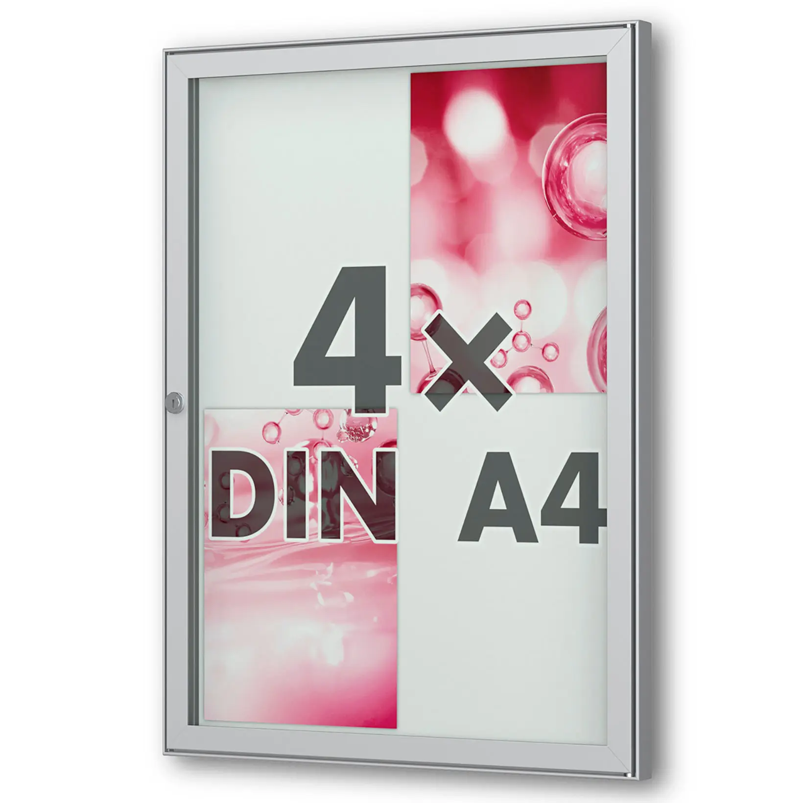 4 x DIN A4 Flachschaukasten Tesus - hoch - eckig 4 x DIN A4 Flachschaukasten Tesus - hoch - eckig